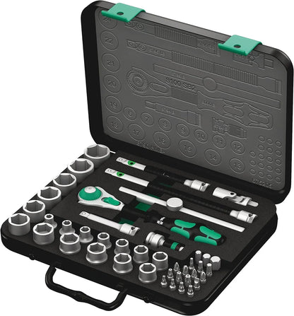 5003594001 8100 Sb 2 Zyklop 3/8 In. Metric Ratchet Set, Piece Of 43