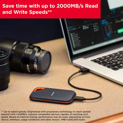SanDisk 1TB Extreme Pro Portable SSD- Up To 2000MB/s