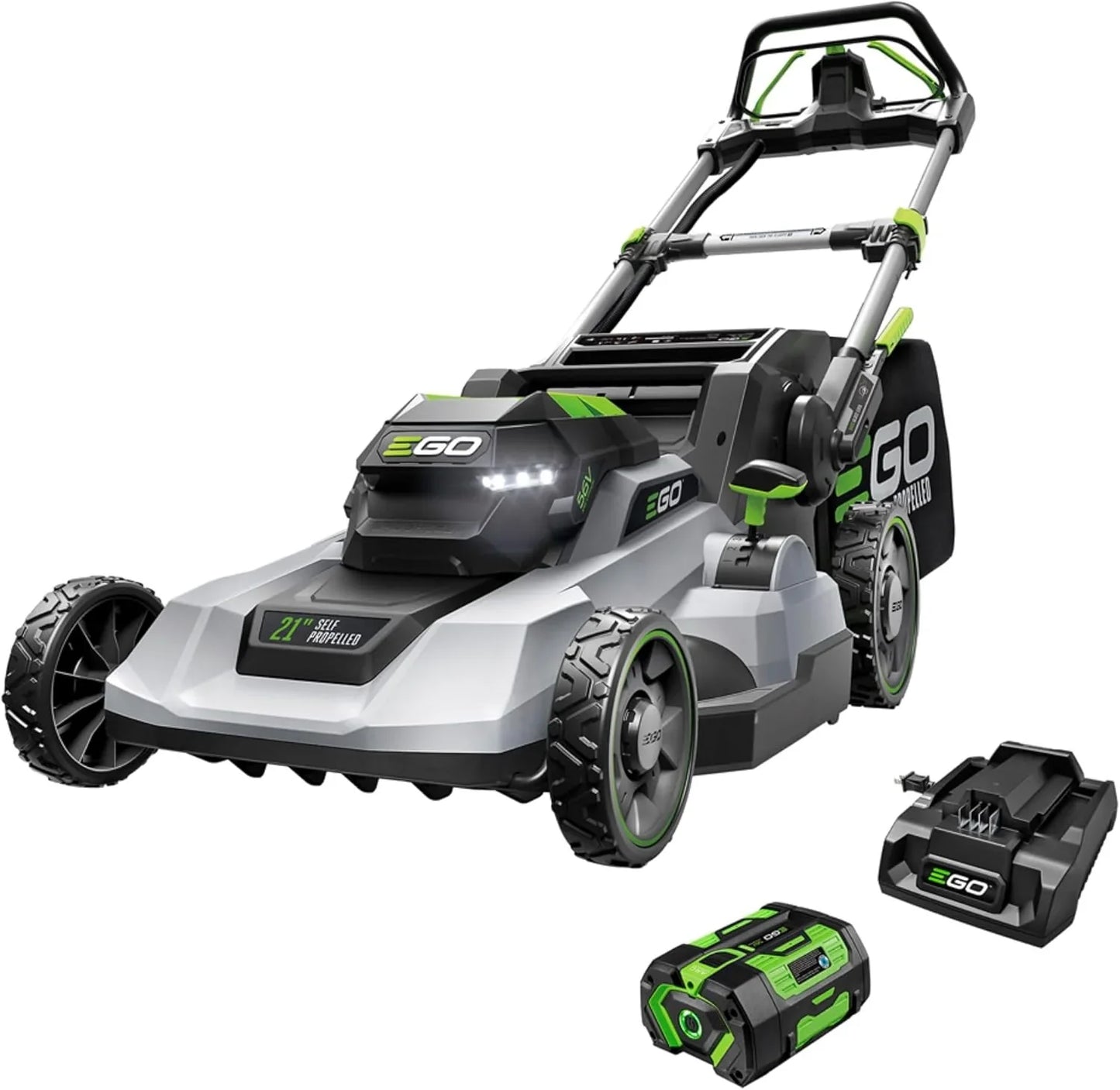 Ego Power Plus Electric Lawn Mower, Self-Propelled Cordless With Select Cut And Touch Drive