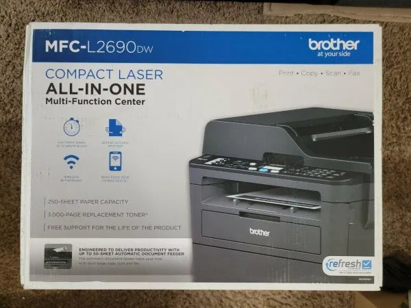 Brother MFC-L2690DW Monochrome Laser All-In-One Printer