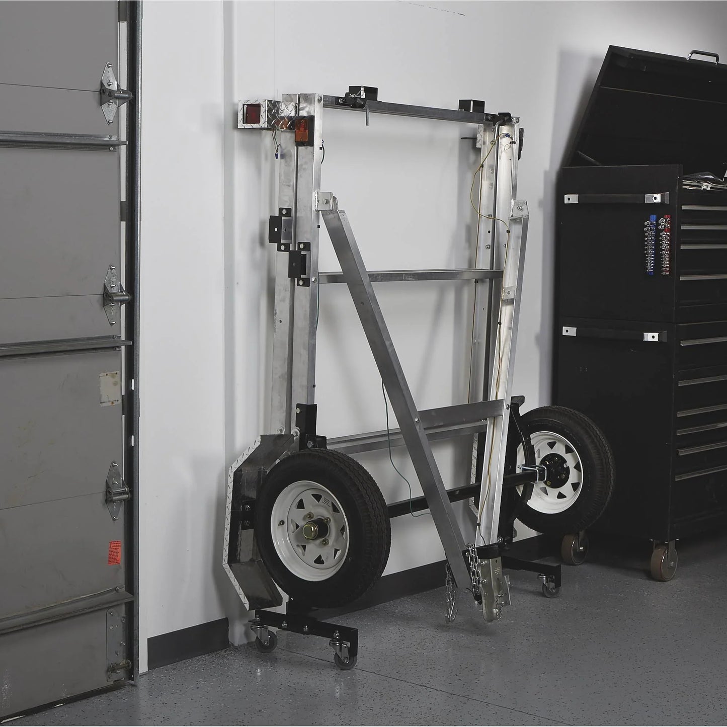 Ultra-Tow 4 Ft. x 8 Ft. Folding Aluminum Utility Trailer Kit-1170Lb. Load Capacity 3806S109