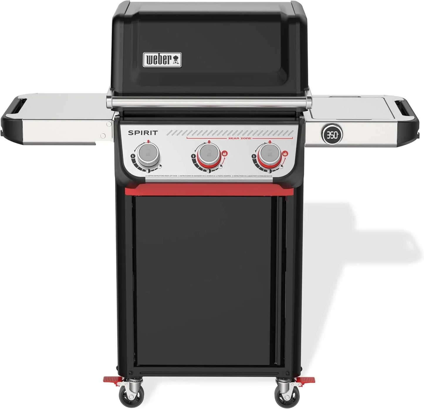 Weber Spirit E-325 Liquid Propane Gas Grill For Outdoor Cooking And Bbq, 3 Burners