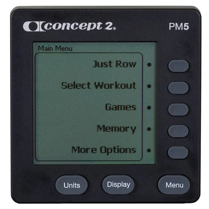 Concept2 Model D Indoor Rowing Machine With PM5 Display Light- Gray