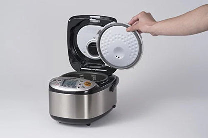Zojirushi Rice Cooker And Warmer, 3-Cups, Stainless Black