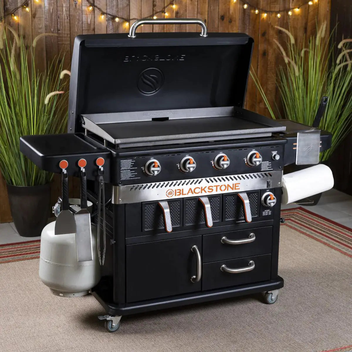 Blackstone 4 Burner And Air Fryer Combo 36 In