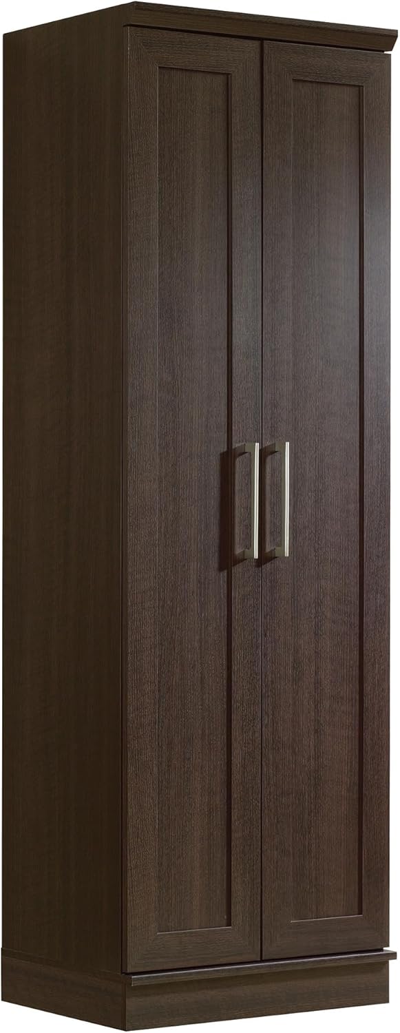 Sauder HomePlus Storage Cabinet/Pantry Cabinets, Soft White Finish