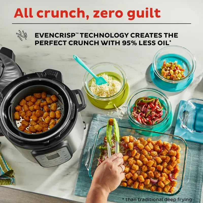 Instant Pot Duo Crisp 11-in-1 Air Fryer And Pressure Cooker, 8 Qt., Stainless Steel