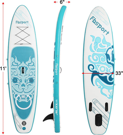 Premium Stand Up Paddle Board Yoga Board With Sup Accessories And Carry Bag