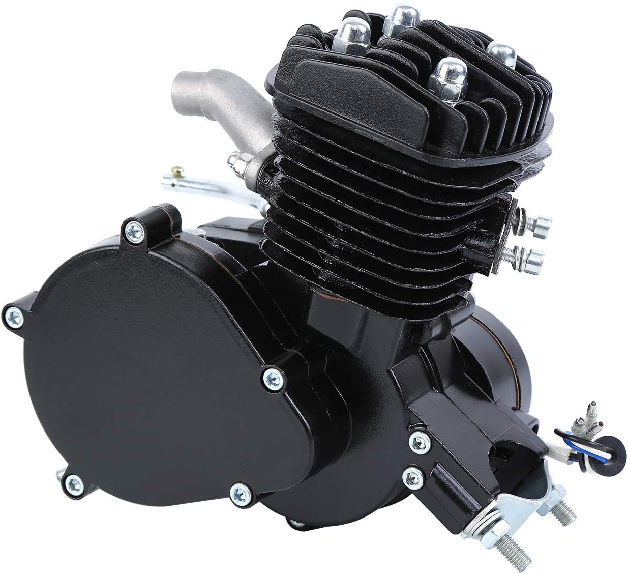 Sange 50cc 2-Stroke Petrol Motor Conversion Kit For 26 In.-28 In. Bikes, Black, Air-Cooled, Fuel Efficient