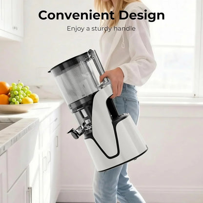 EanOruus Juicer Machines, 3-in-1 Cold Press Juicer With Extra Large Chute 100 Oz Large Capacity