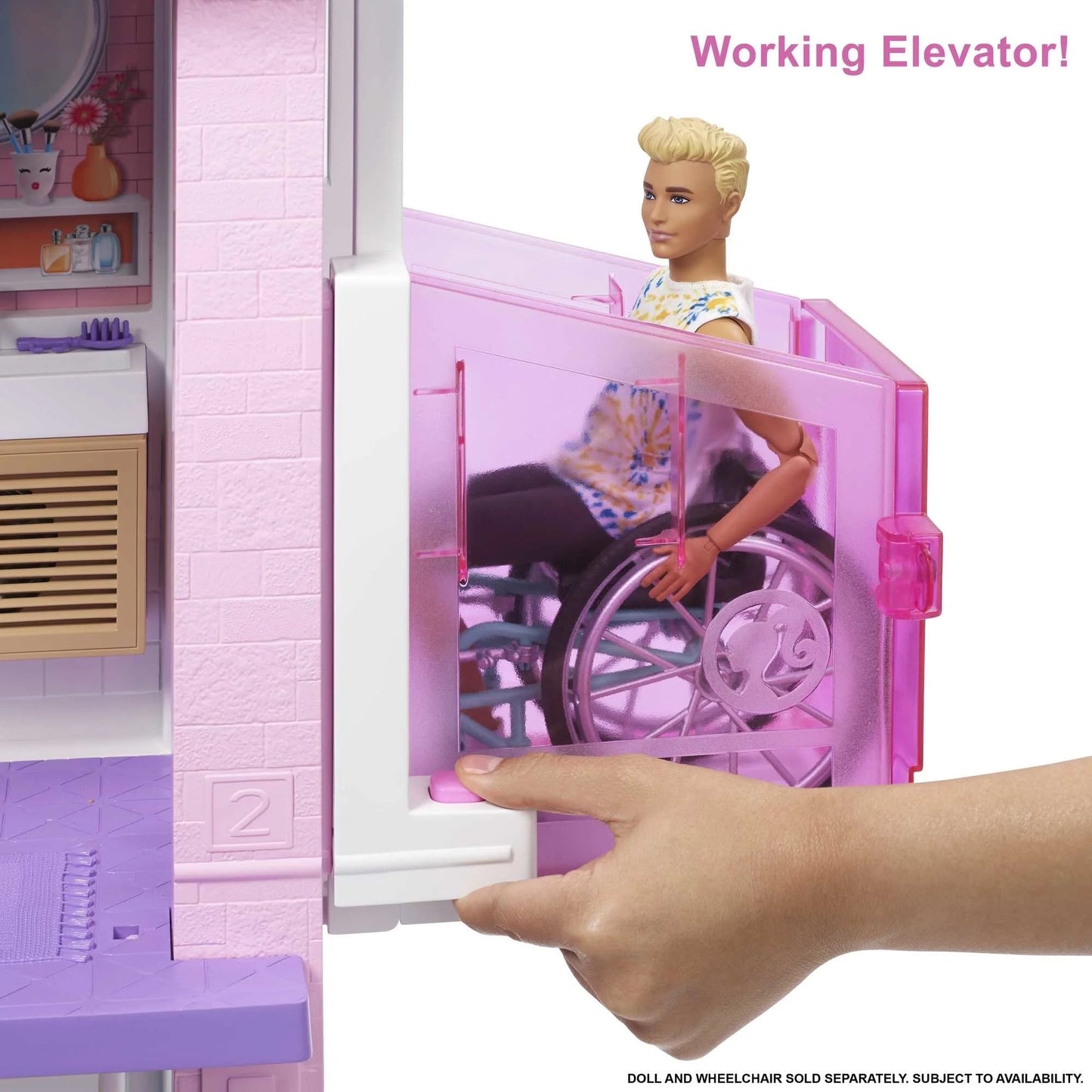 Barbie DreamHouse Playset With 10 Play Areas 75 Plus Furniture And Accessories Lights And Sounds