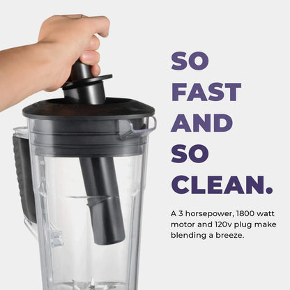 Cleanblend Commercial Blender With 5-Year Full Warranty Performance Professional Countertop Blender