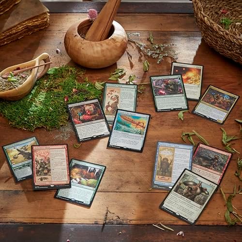 Magic, The Gathering Bloomburrow Commander Deck Bundle, Includes All 4 Decks, Animated Army Family Matters Peace Offering And Squirreled Away