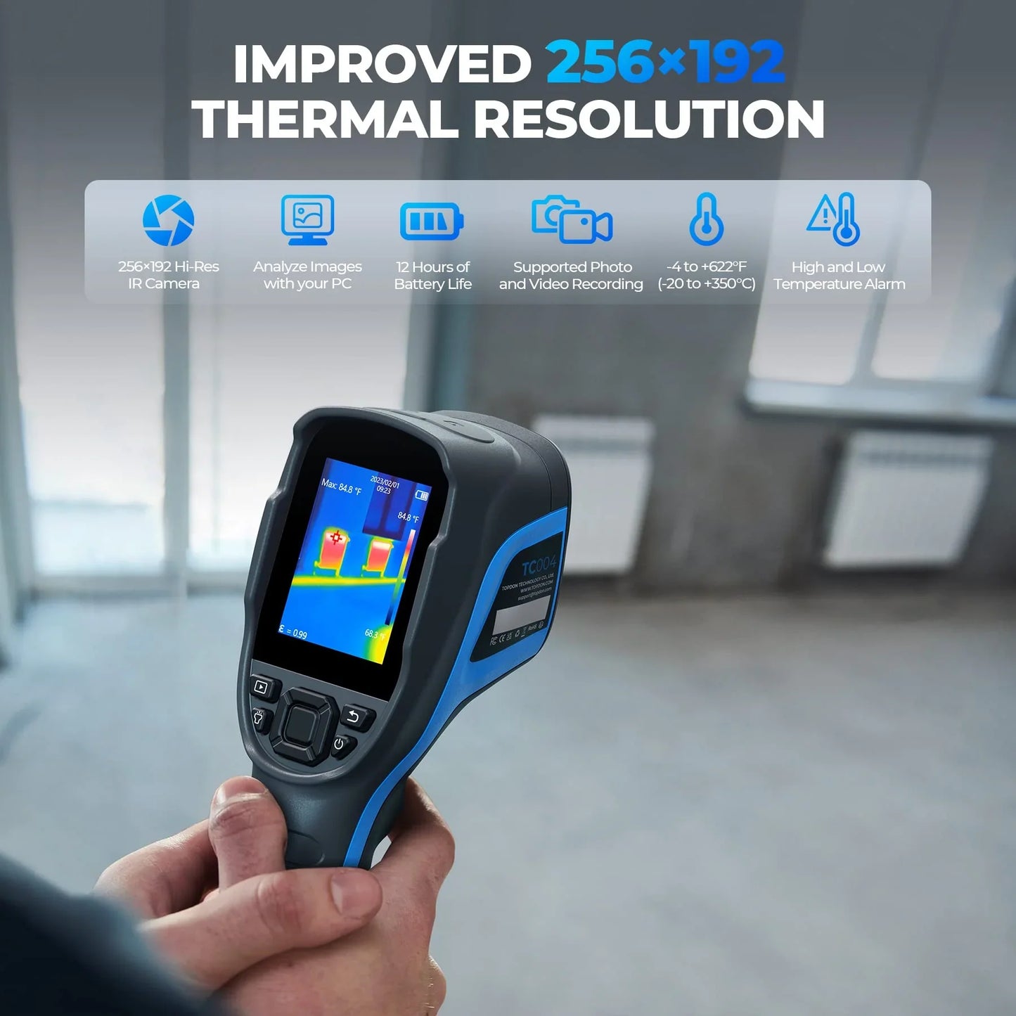 Topdon Thermal Imaging Camera 256 x 192 Ir High Resolution