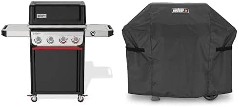 Weber Spirit E-325 Liquid Propane Gas Grill For Outdoor Cooking And Bbq, 3 Burners