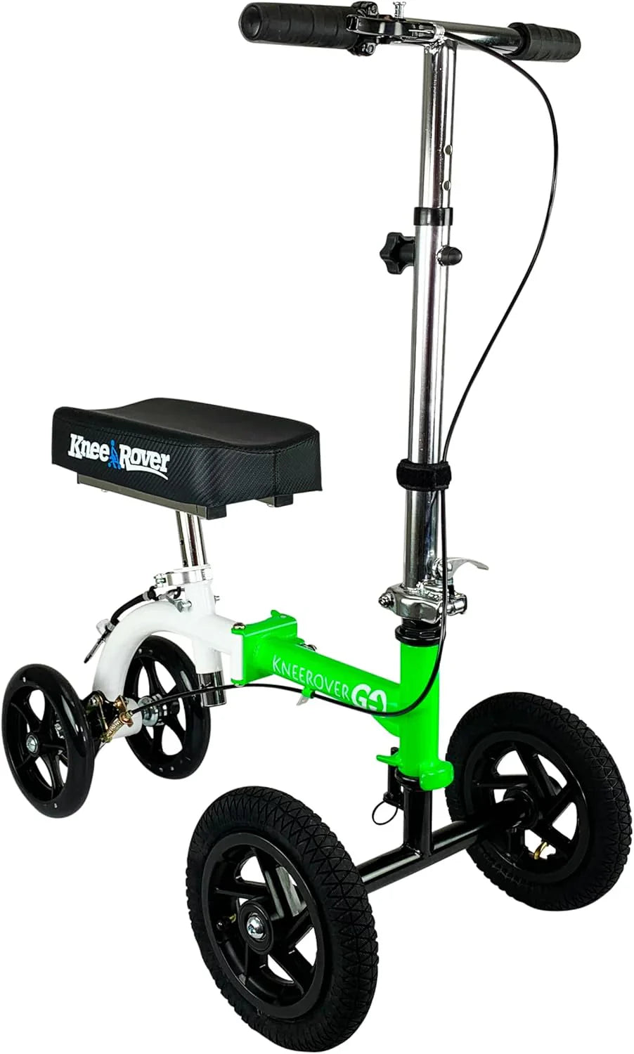 Hybrid- Most Compact All Terrain Knee Scooter For Adults For Foot Surgery Heavy Duty Knee Walker For Broken Ankle Foot Injuries Recovery Leg
