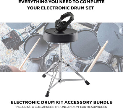 Alesis Turbo Mesh Kit- Electric Drum Set With Over 100 Sounds Mesh Drum Pad