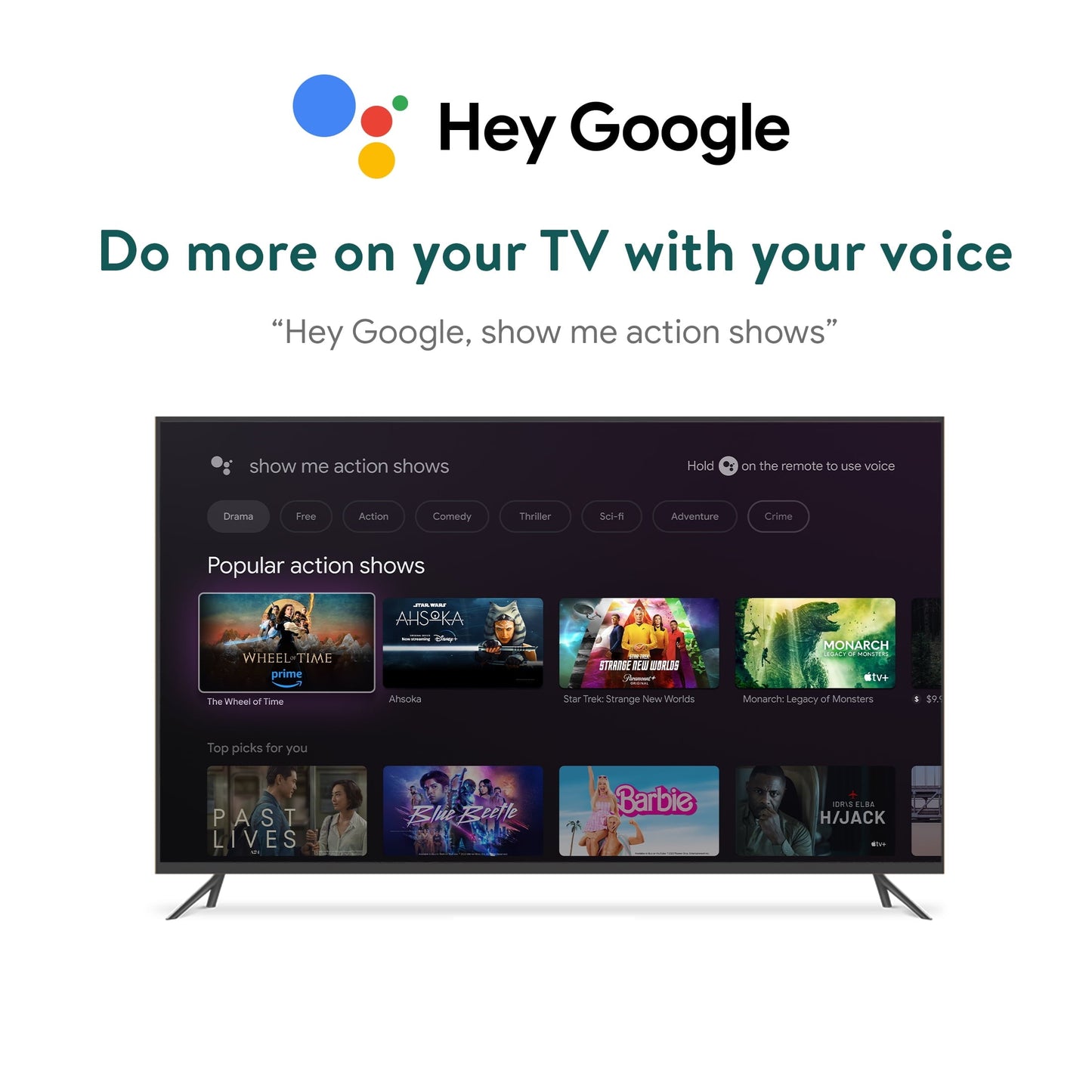 Onn. 4K Pro Streaming Device With Google TV, 4K UHD, Dolby Vision And Atmos, Hands Free Voice Control, Wi-Fi 6, Smart Hub
