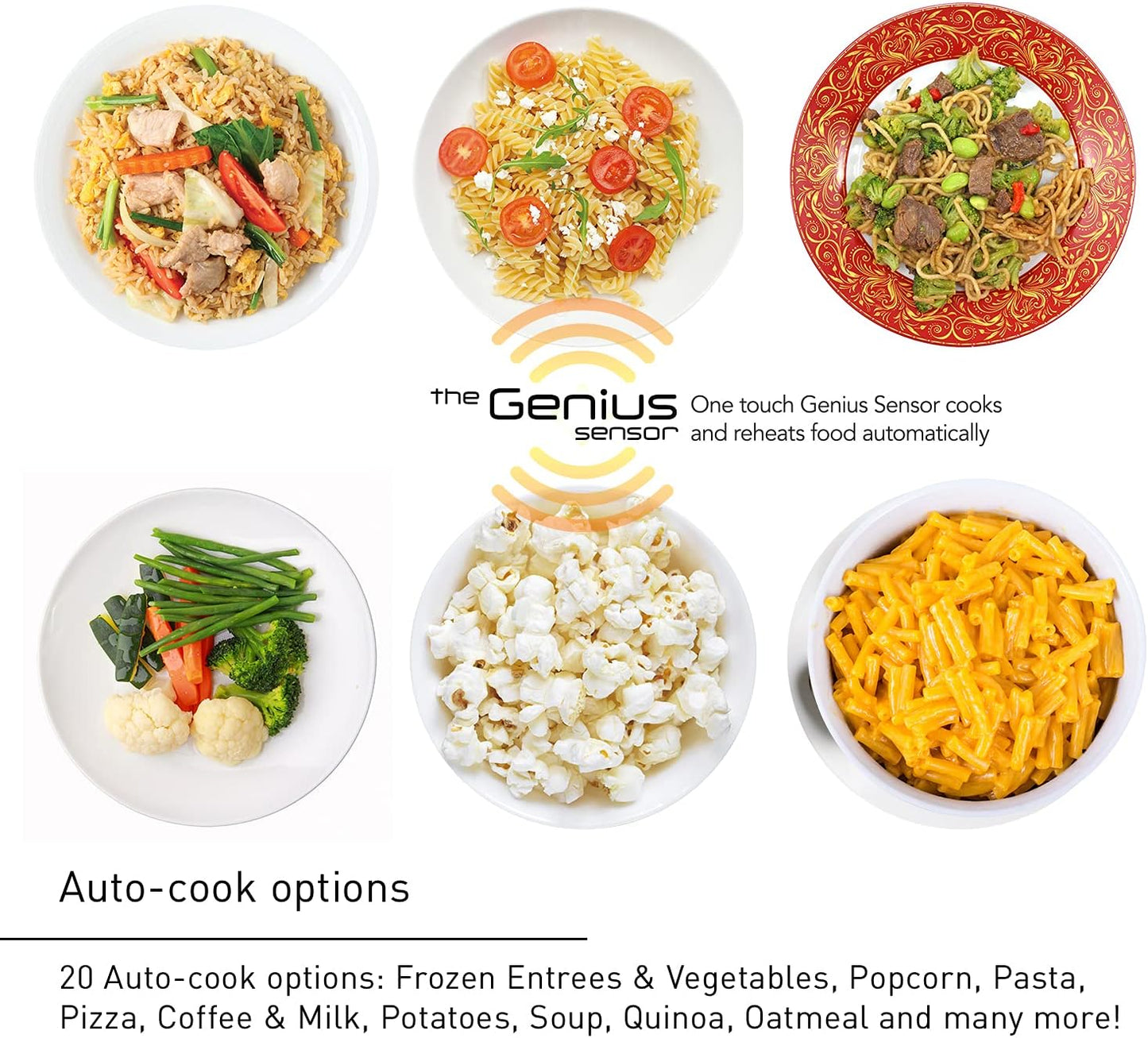 Panasonic NN-SN966S 2.2 Cu. Ft. 1250W Stainless Steel Microwave Oven With Inverter And Genius Sensor, Countertop/Built-In