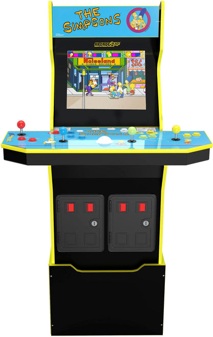 Arcade1Up, The Simpsons 30th Edition Arcade With Stool And Tin, Multi
