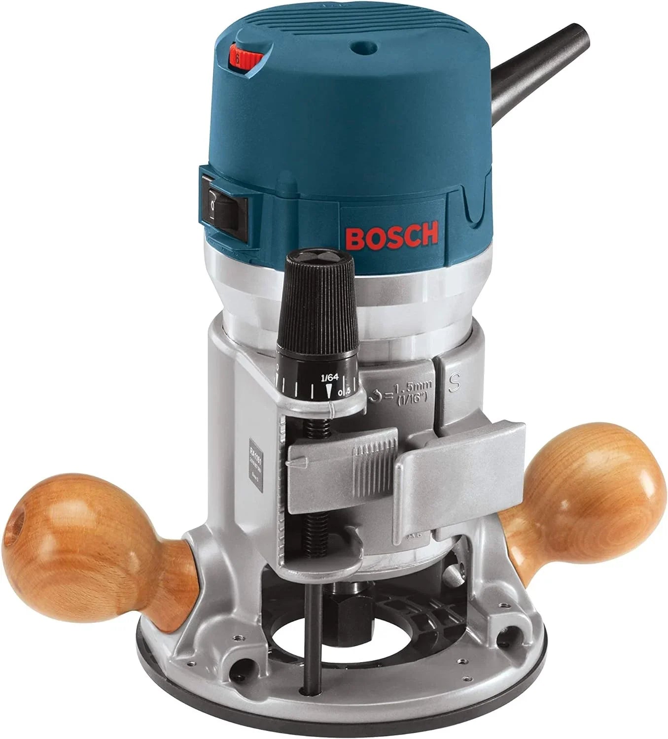 Bosch 1617EVSPK Wood 12 Amp Router Tool Combo Kit- 2.25 Horsepower Plunge Router And Fixed Base With A Variable Speed