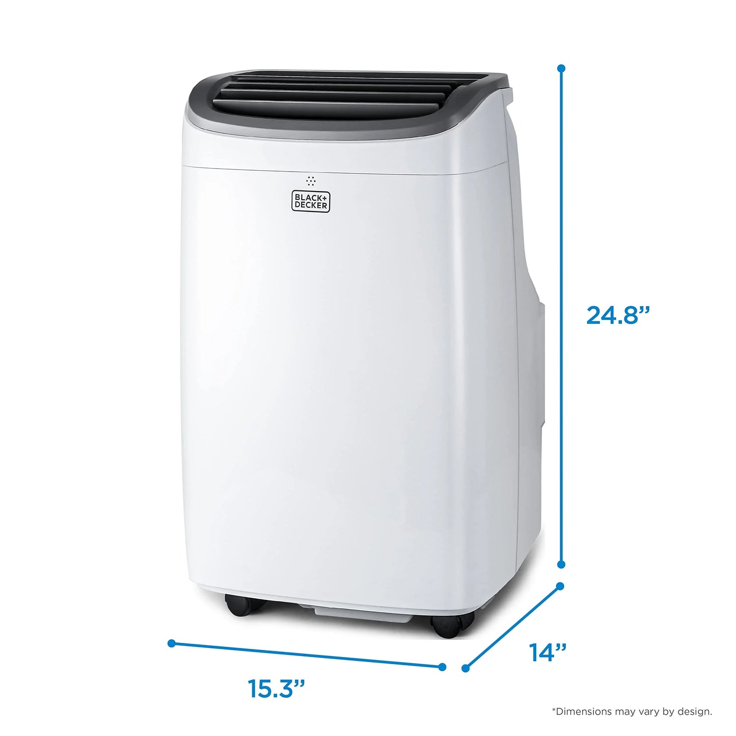 Black Plus Decker 8000 BTU Portable Air Conditioner Up To 350 Sq. Ft