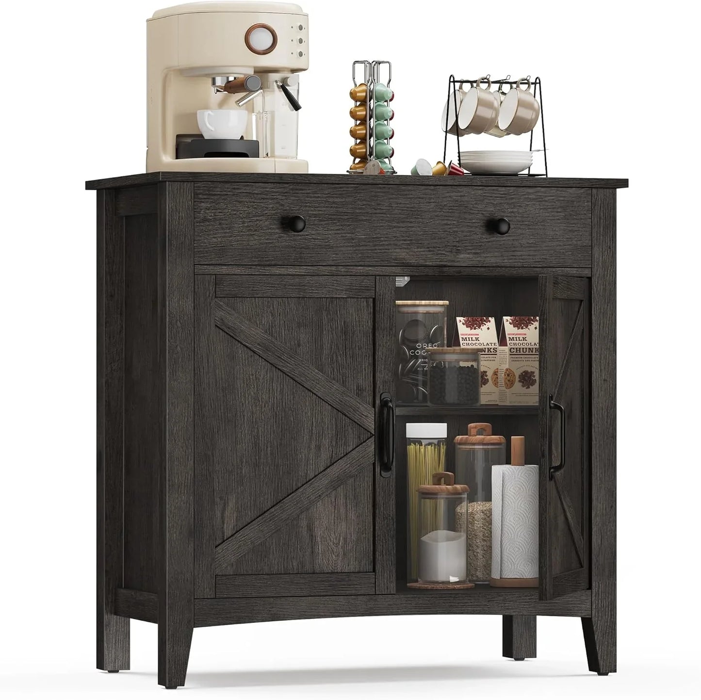 Vasagle Liry Collection- Storage Cabinet, Buffet Cabinet, Sideboard, Credenza