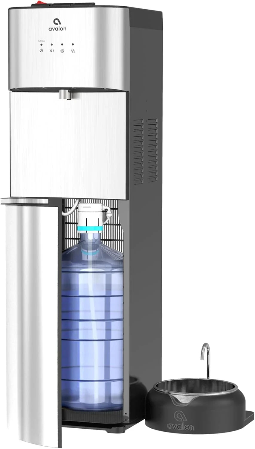 Limited Edition Self Cleaning Water Cooler Water Dispenser- 3 Temperature Settings- Hot, Cold And Room Water, Stainless Steel Construction