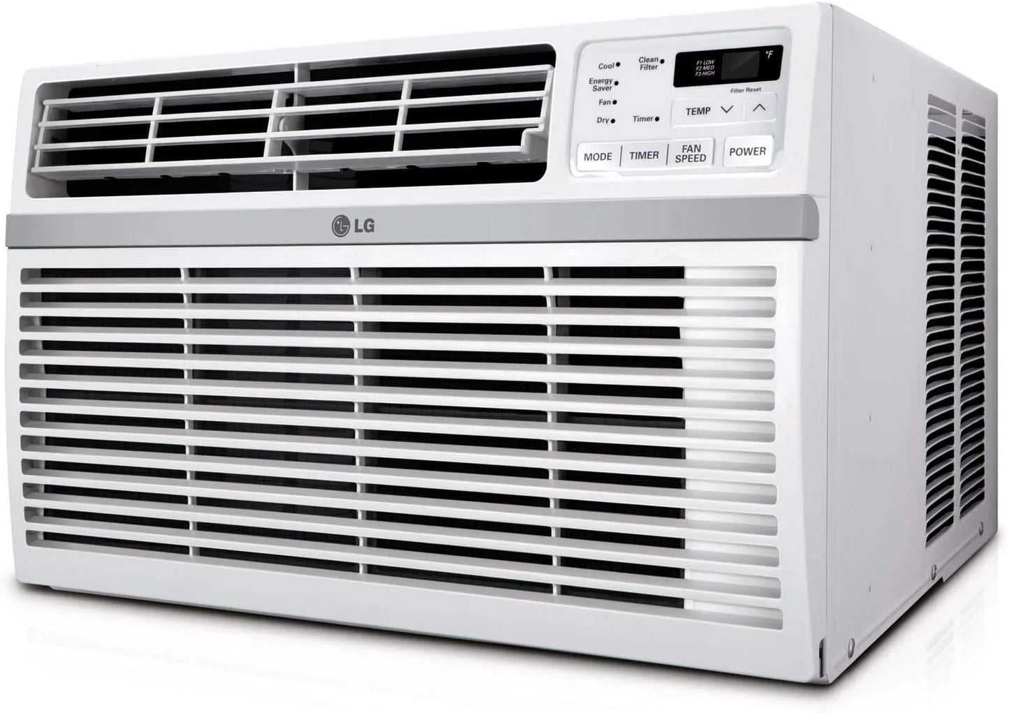 LG 6,000 BTU Window Air Conditioner, 115V, Cools 250 Sq. Ft. For Bedroom, Den