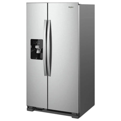 36-Inch Wide Side-by-Side Refrigerator- 24 Cu. Ft. Stainless Steel