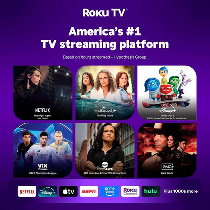Aurzen Roku TV Smart Projector With Wi-Fi And Bluetooth, Roku Streaming Experience Built-In
