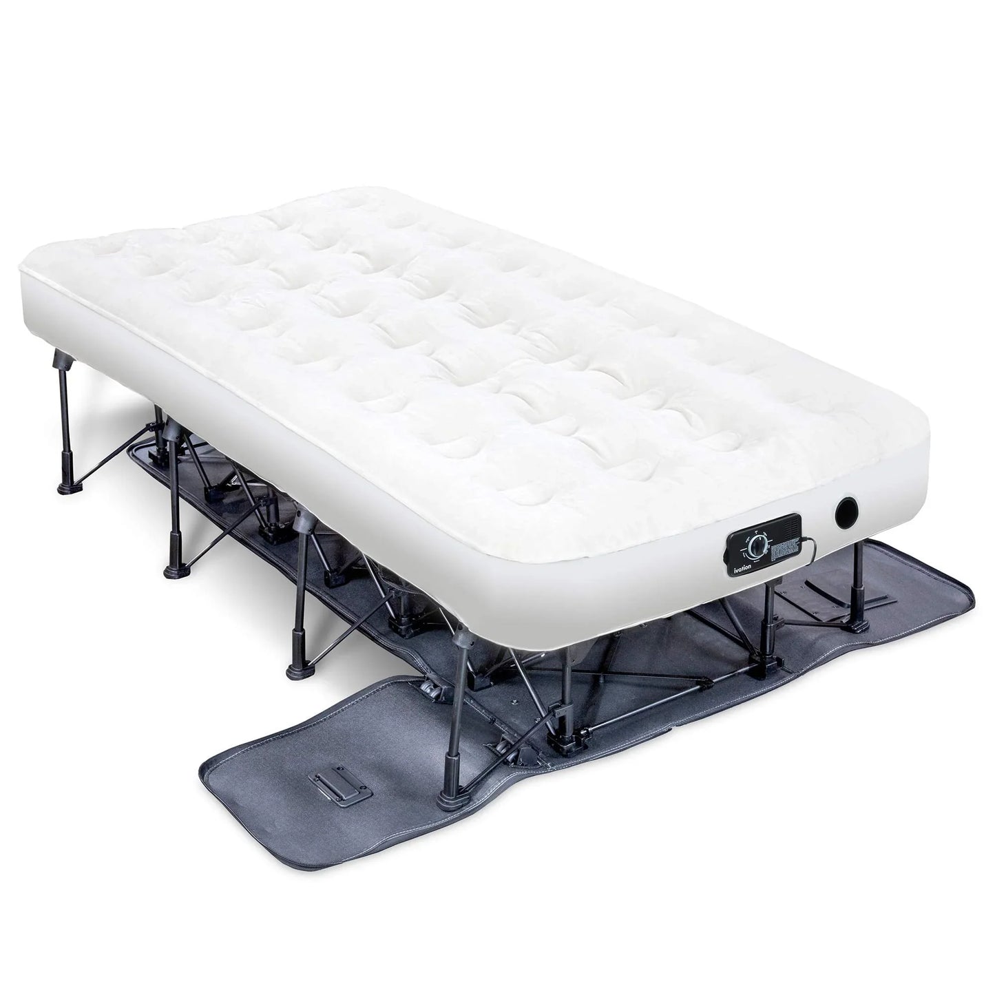 Ivation EZ-Bed Self Inflating Air Mattress Twin Air Mattress With Built In Pump And Case