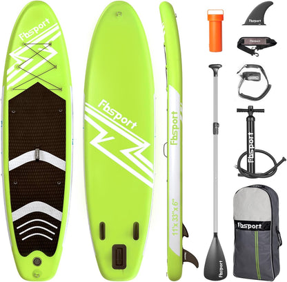 Premium Stand Up Paddle Board Yoga Board With Sup Accessories And Carry Bag