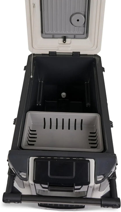 70Qt Wheeled Cooler Insulated Hard Shell Ice Chest