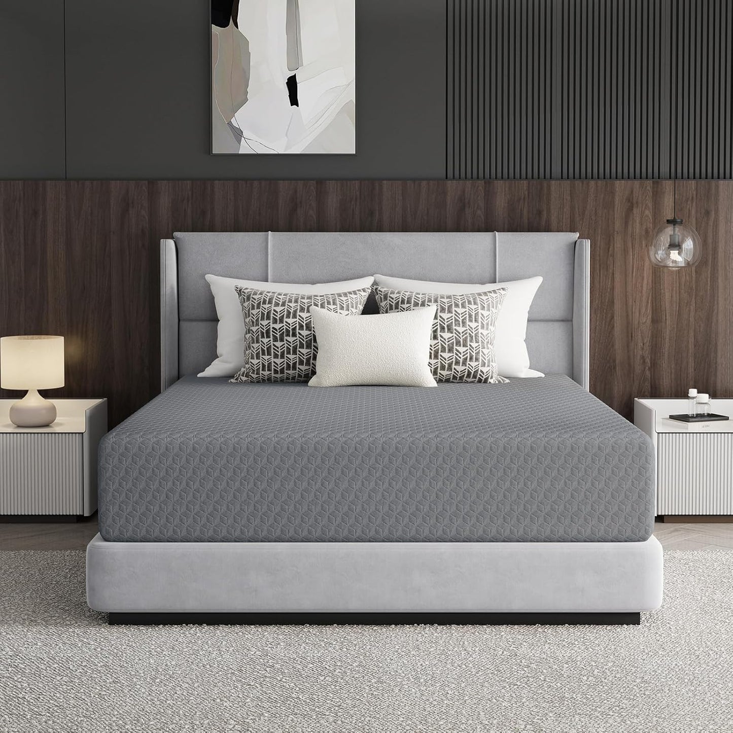 Novilla Queen Mattress 12 In, Queen Memory Foam Mattress For Cool Night Sleep And Pressure Relief