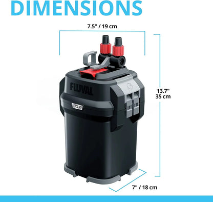 407 Perfomance Canister Filter- For Aquariums Up To 100 Gallons- Aquarium Canister Filter
