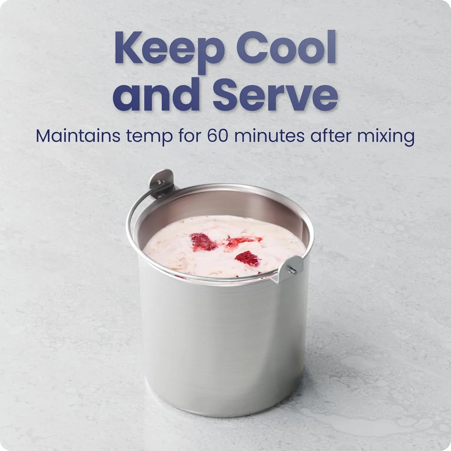 Iceman By Chefman Ice Cream Maker, No Pre-Freezing With Built-In Compressor, Makes Ice Cream, Froyo, Sorbet, Sherbet, Italian Ice, Frozen Yogurt