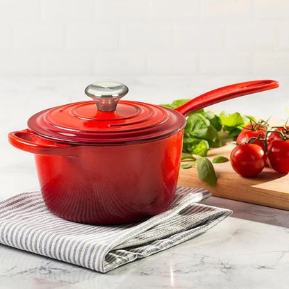 20-piece Signature Cast Iron Cookware Set,10.25 In. Skillet,1.75-quart Saucepan With Lid