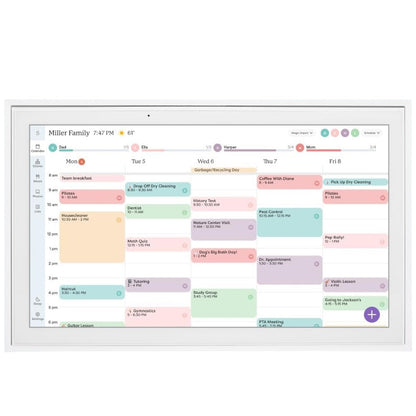 Skylight 15 In. Digital Calendar And Chore Chart, Wall Mount
