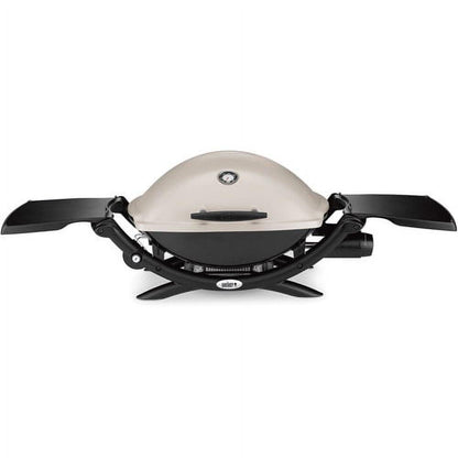 Weber Q 2200 Portable Gas Grill, 1-Burner, Titanium, 12,000 BTU, 280 Sq. In. Cooking Area