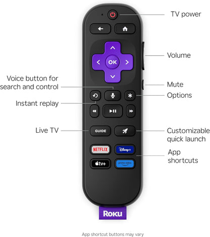 Roku 50 In. Select Series 4K HDR Smart TV With Voice Remote