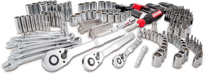 262-Piece Mechanic Tool Set, Master Socket Set With 3-Drawer Versastack Tool Box, SAE/Metric Set