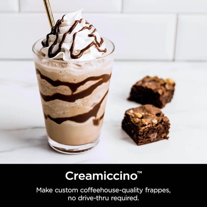 Ninja NC301 CREAMi Ice Cream Maker, For Gelato, Mix-Ins, Milkshakes, Sorbet, Smoothie Bowls And More, 7 One-Touch Programs, With