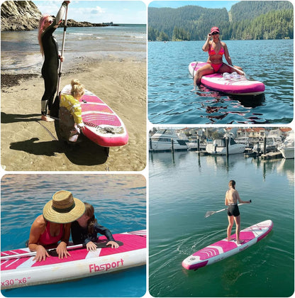 Premium Stand Up Paddle Board Yoga Board With Sup Accessories And Carry Bag