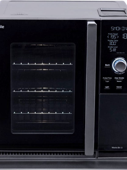 GE Profile, Smart Indoor Smoker, Black
