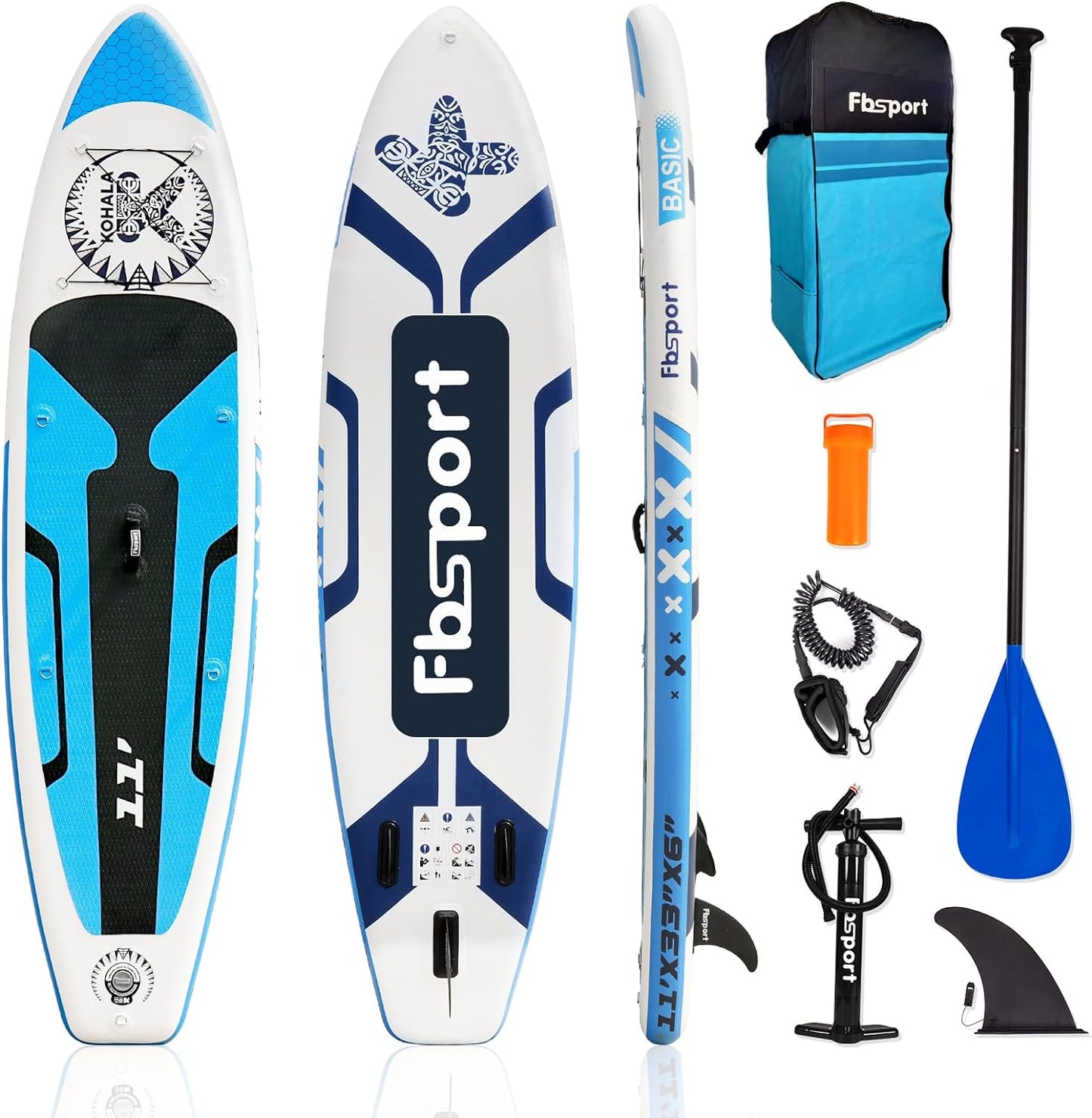 Premium Stand Up Paddle Board Yoga Board With Sup Accessories And Carry Bag