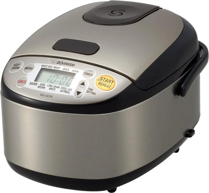 Zojirushi Rice Cooker And Warmer, 3-Cups, Stainless Black