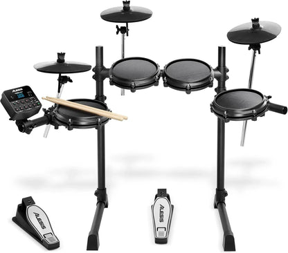 Alesis Turbo Mesh Kit- Electric Drum Set With Over 100 Sounds Mesh Drum Pad