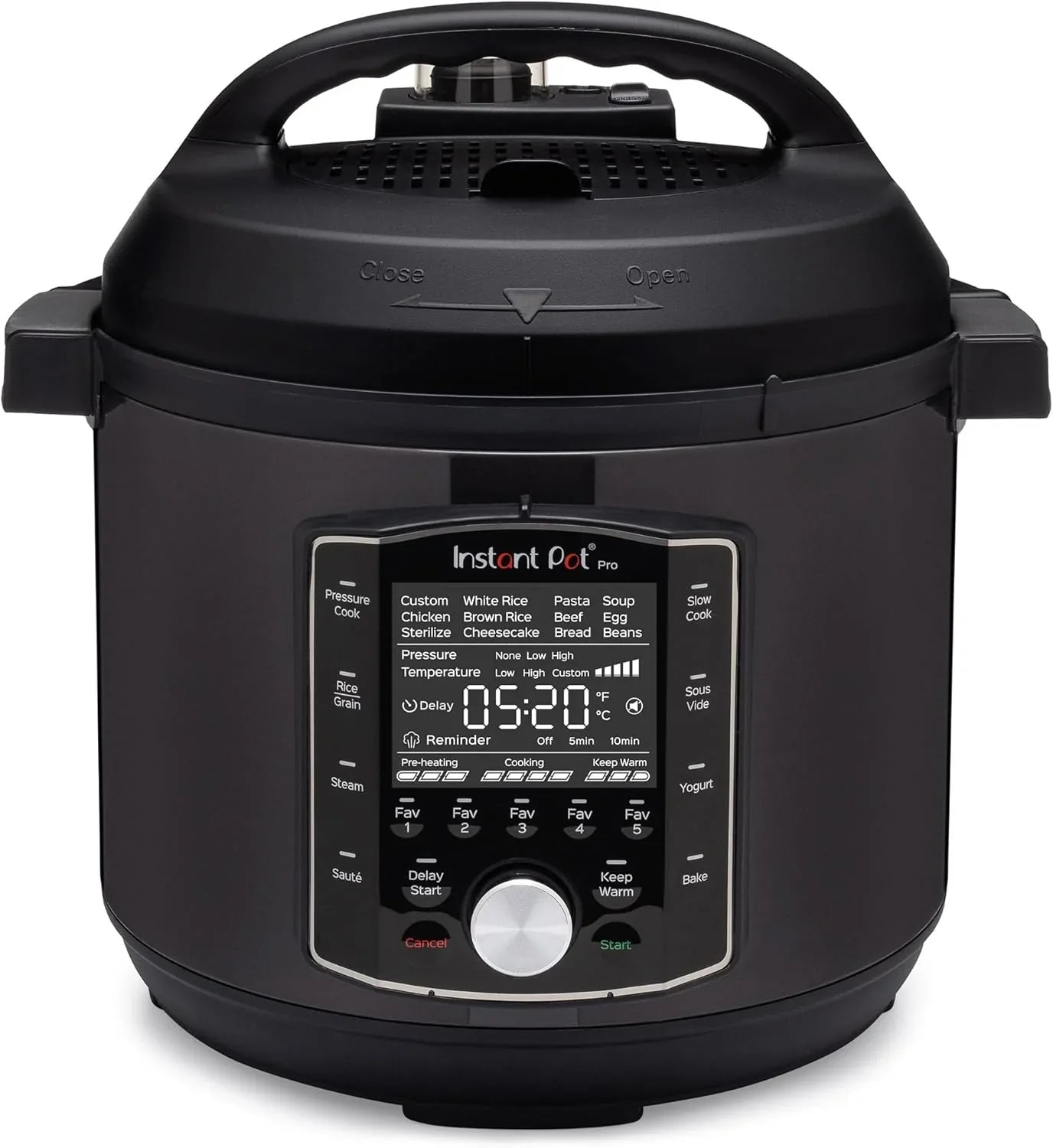 Instant Pot Pro 10-in-1 Pressure Cooker, Slow Cooker, Rice/Grain Cooker, Steamer