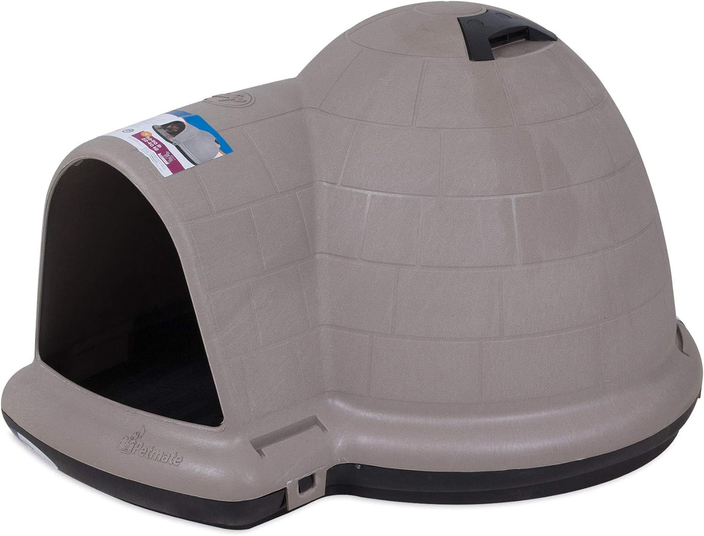 Petmate Indigo Dog House, Igloo Dog House, Made In Usa With 90% Recycled Materials